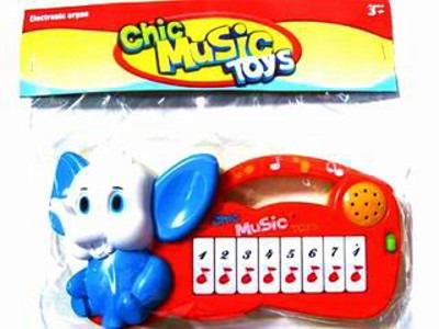 ELECTRONIC ORGAN W/MUSIC,