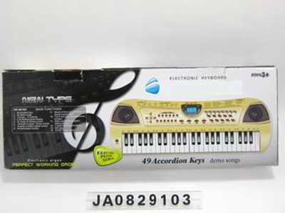 ELECTRONIC ORGAN W/MUSIC,