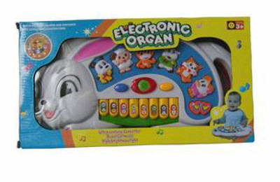 ELECTRONIC ORGAN W/MUSIC,