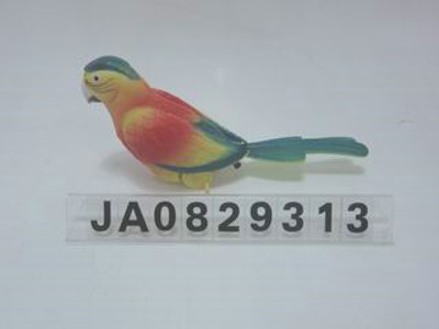 PULL LINE PARROT W/BELL,