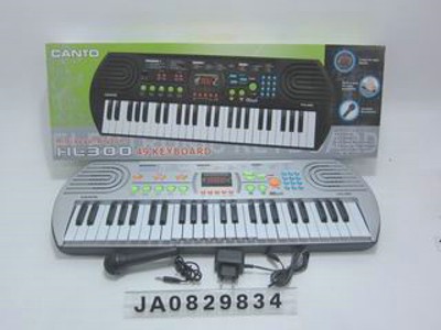 49 KEYS MULTIFUNCTION ELECTRONIC ORGAN W/MICROPHONE,