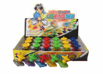 WIND UP FLASHING TOP（24PCS),