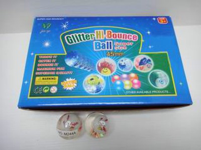 JUMP BALL W/LIGHT (24PCS),