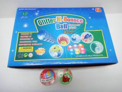 JUMP BALL W/LIGHT (24PCS),