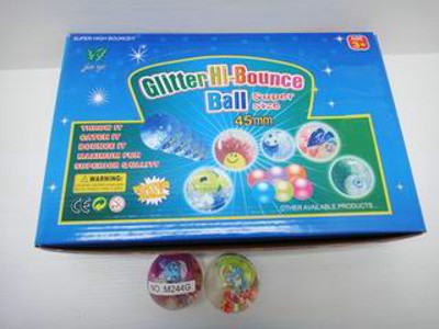 JUMP BALL W/LIGHT (24PCS),