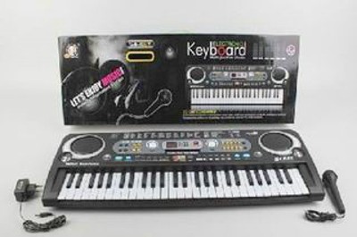 37 KEYS MULTIFUNCTION ELECTRONIC ORGAN W/MICROPHONE,