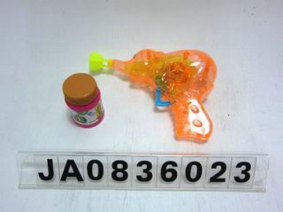FRICTION BUBBLE GUN W/FLASH LIGHT,