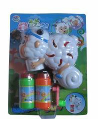 BUBBLE GUN W/LIGHT,