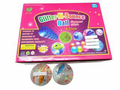 JUMP BALL W/FLASH LIGHT (12PCS),