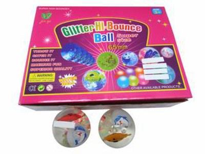 JUMP BALL W/FLASH LIGHT (12PCS),