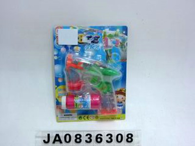 BUBBLE GUN W/LIGHT,