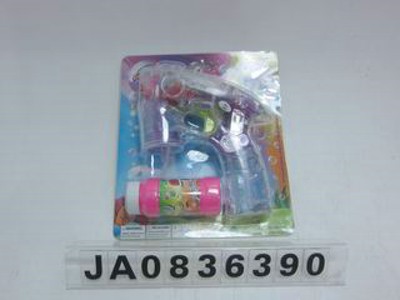 BUBBLE GUN W/FLASH LIGHT,
