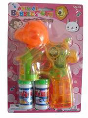 BUBBLE GUN W/LIGHT MUSIC,