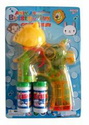 BUBBLE GUN W/LIGHT MUSIC,