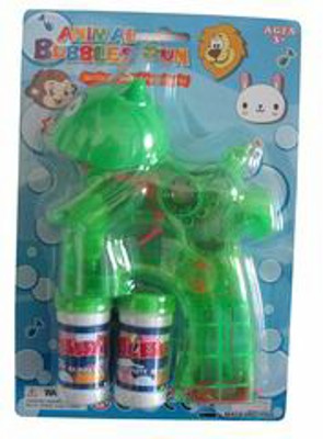 BUBBLE GUN W/LIGHT MUSIC,