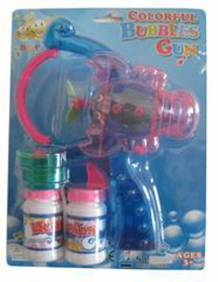 BUBBLE GUN W/LIGHT MUSIC,