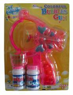 BUBBLE GUN W/LIGHT MUSIC,