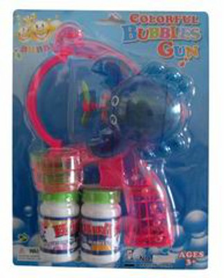 BUBBLE GUN W/LIGHT MUSIC,