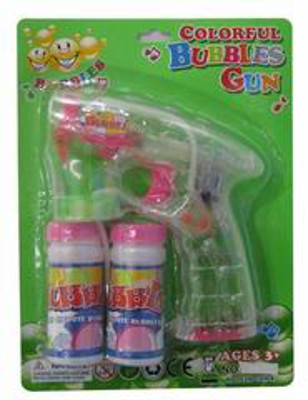 BUBBLE GUN W/LIGHT,
