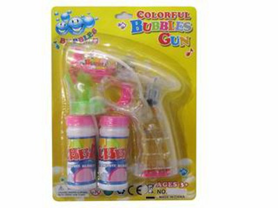 BUBBLE GUN W/LIGHT NUSIC,