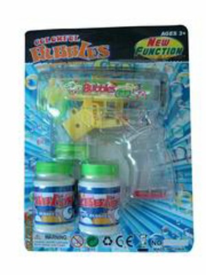 BUBBLE GUN W/LIGHT MUSIC,