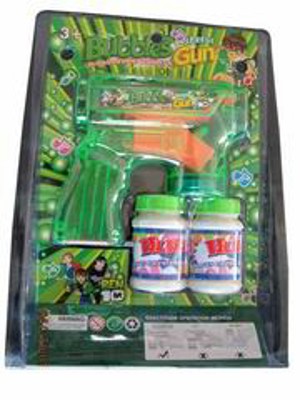 BUBBLE GUN W/LIGHT MUSIC,