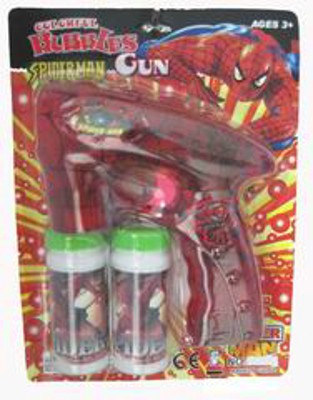 BUBBLE GUN W/LIGHT,