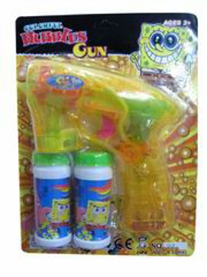 BUBBLE GUN W/LIGHT,