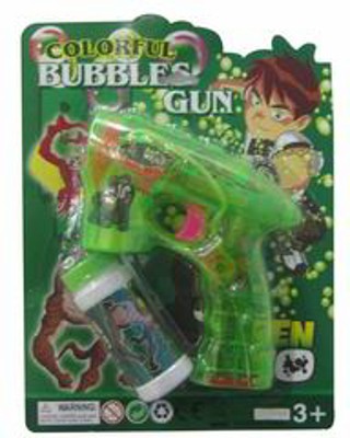 BUBBLE GUN W/LIGHT MUSIC,