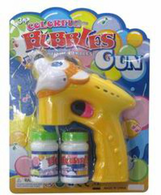 BUBBLE GUN W/LIGHT MUSIC,
