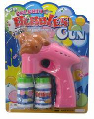 BUBBLE GUN W/LIGHT NUSIC,