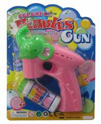 BUBBLE GUN W/LIGHT MUSIC,