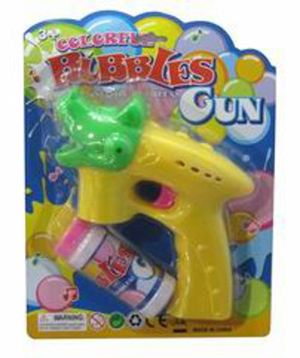 BUBBLE GUN W/LIGHT MUSIC,