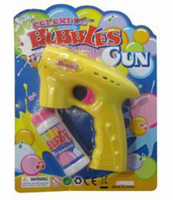 BUBBLE GUN W/LIGHT MUSIC,