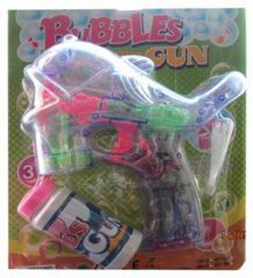 BUBBLE GUN W/LIGHT MUSIC,
