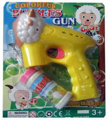 BUBBLE GUN W/LIGHT MUSIC,