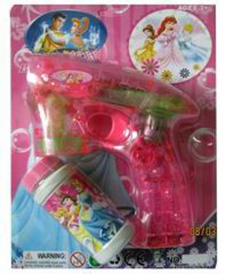 BUBBLE GUN W/LIGHT MUSIC,