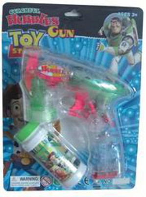 BUBBLE GUN W/LIGHT MUSIC,
