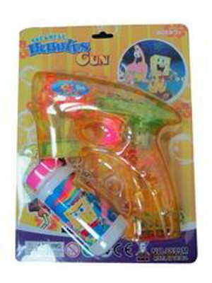 BUBBLE GUN W/LIGHT MUSIC,