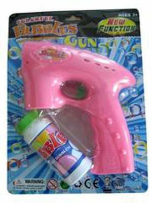 BUBBLE GUN W/LIGHT MUSIC,