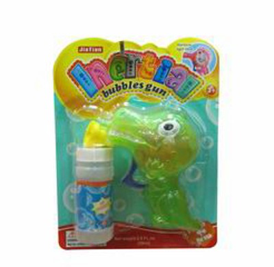 BUBBLE GUN W/LIGHT,