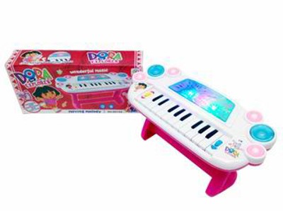 ELECTRONIC ORGAN W/LIGHT MUSIC,
