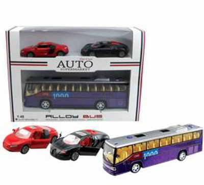 METAL PULL BACK BUS,