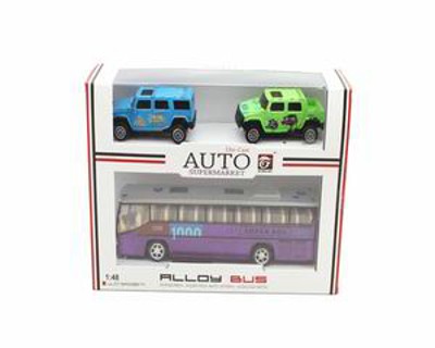 METAL PULL BACK BUS,