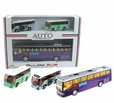 METAL PULL BACK BUS,