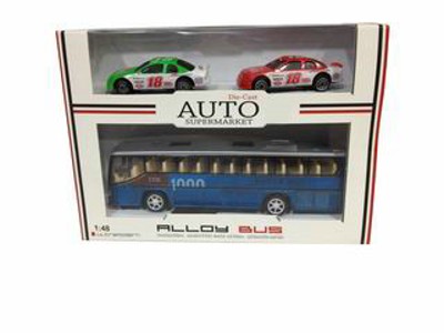 METAL PULL BACK BUS,