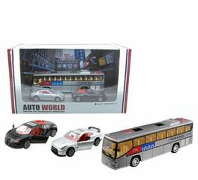 METAL PULL BACK BUS,