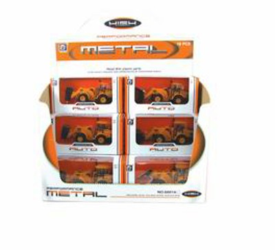 PULL BACK METAL CAR （18PCS),