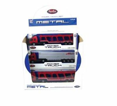 SLIDE METAL CAR （9PCS),