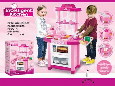 KITCHEN SET W/MUSIC,LIGHT,